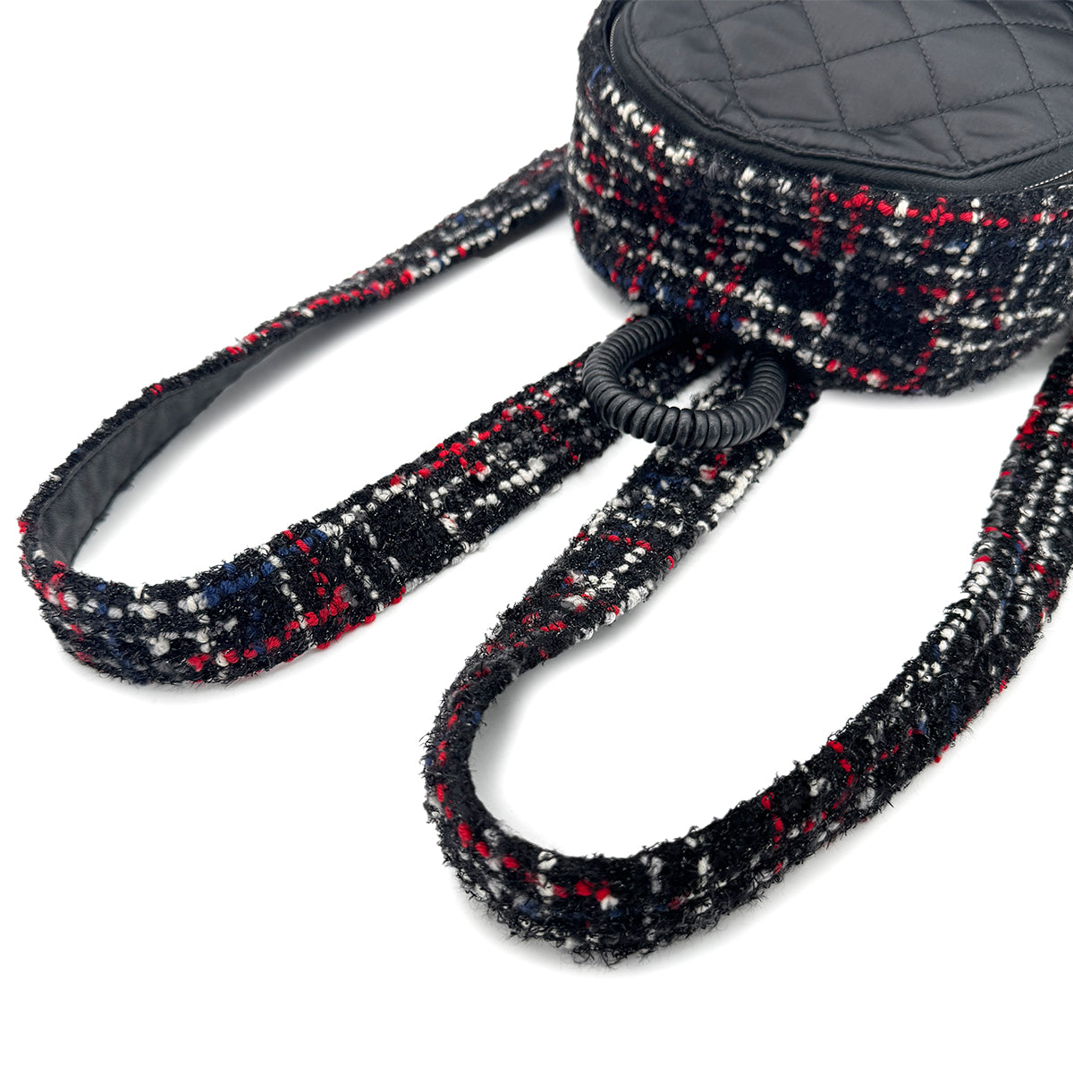CHANEL MATELASSE COCOMARK SMALL BACKPACK BLACK TWEED 90284565