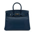 HERMES BIRKIN 35 BLUE DE PRESSE VEAU EPSOM HAND BAG □L SHW 90284566 - PURPOSE