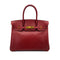 HERMES BIRKIN 30 ROUGE H COURCHEVEL HAND BAG 〇Z GHW 90284568 - PURPOSE