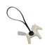 HERMES BAG CHARM RODEO PM CRAIE MAUVE PALE VERT CYPRES AGNEAU MILO 90284571 - PURPOSE