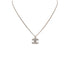 CHANEL NECKLACE COCOMARK RHINESTONE SILVER ACCESSORY C12V 90284576 - PURPOSE