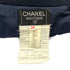 CHANEL VINTAGE COCO BUTTON FOUR POCKET WOOL JACKET SKIRT SET BLACK 36 RTW 90284580 - PURPOSE
