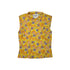 CHANEL COCO CAMELLIA PATTERN SHIRT SLEEVELESS TOP SKIRT SET YELLOW 36 03S RTW 90284581 - PURPOSE