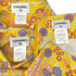 CHANEL COCO CAMELLIA PATTERN SHIRT SLEEVELESS TOP SKIRT SET YELLOW 36 03S RTW 90284581 - PURPOSE