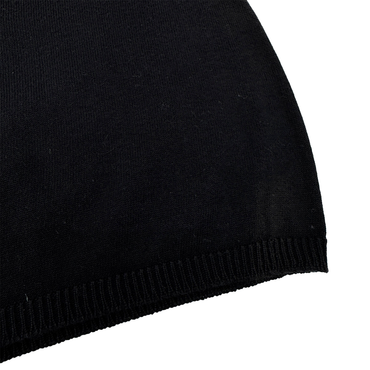 CHANEL LOGO TOPS BLACK COTTON 38 01P RTW 90284585