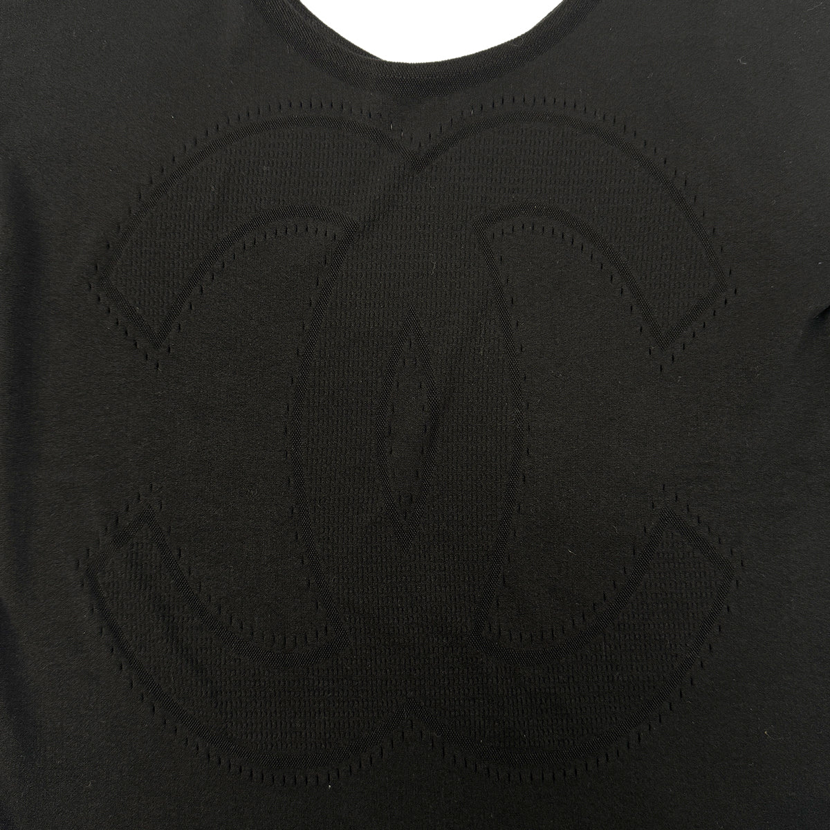 CHANEL BIG COCO TOPS BLACK POLYAMIDE S P58 RTW 90284589