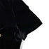 CHANEL VINTAGE GRIPOIX BUTTON VELOR HALF SLEEVE JACKET BLACK RAYON RTW 90284590 - PURPOSE