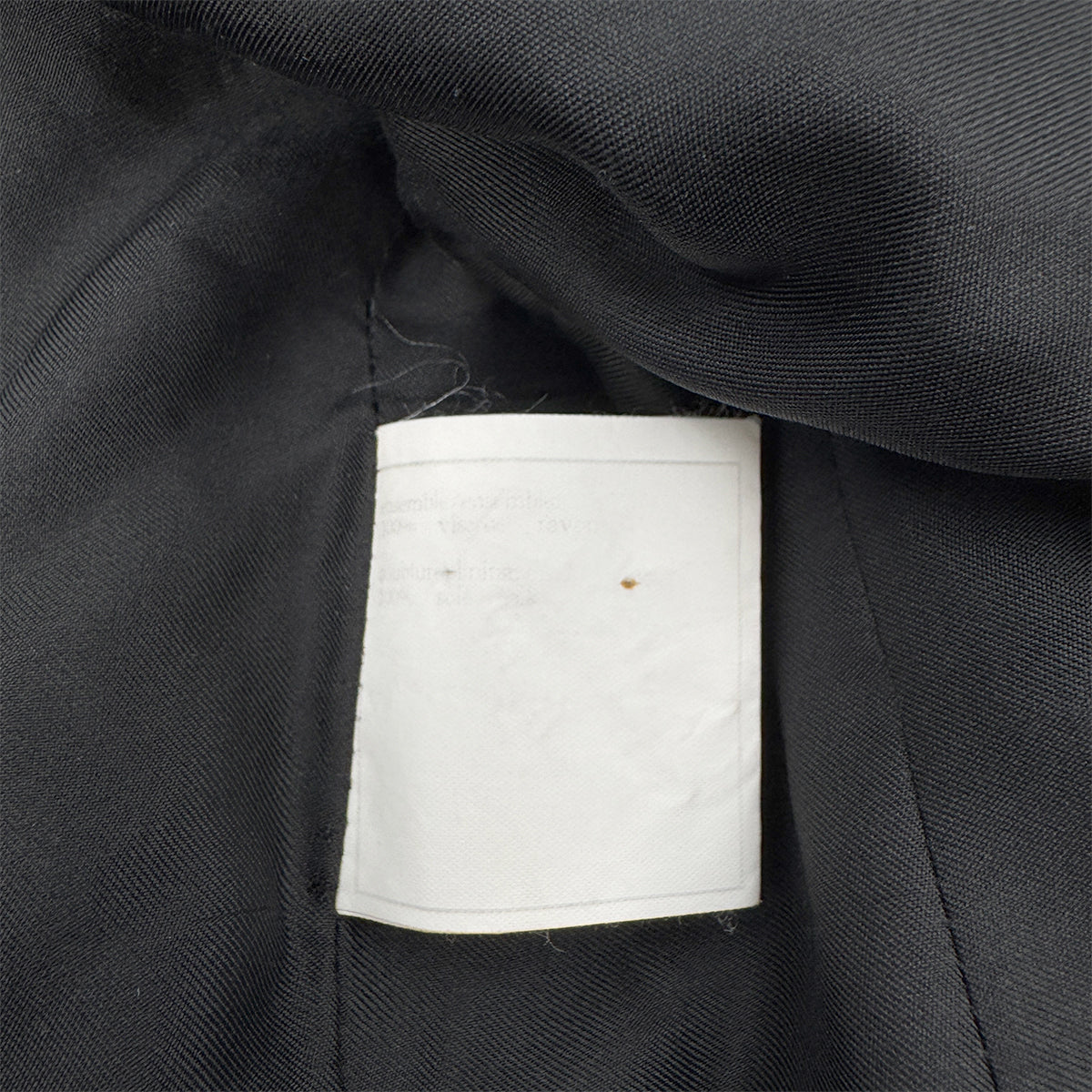 CHANEL GRIPOIX BUTTON VELOR HALF SLEEVE JACKET BLACK RAYON RTW 90284590