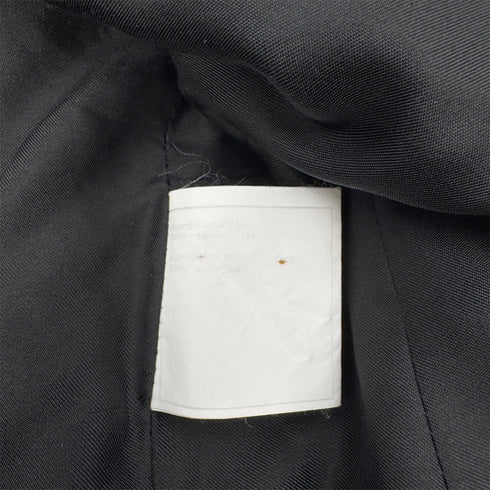 CHANEL VINTAGE GRIPOIX BUTTON VELOR HALF SLEEVE JACKET BLACK RAYON RTW 90284590 - PURPOSE