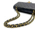 CHANEL VINTAGE CLASSIC FLAP MIDIUM CHAIN SHOULDER BAG BLACK LAMB SKIN 90284860 - PURPOSE