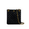 CHANEL VINTAGE MATELASSE CHAIN SHOULDER BAG BLACK LAMB SKIN 90284861 - PURPOSE