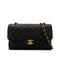 CHANEL CLASSIC FLAP SMALL CHAIN SHOULDER BAG BLACK CAVIAR SKIN 90284863 - PURPOSE