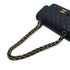 CHANEL CLASSIC FLAP SMALL CHAIN SHOULDER BAG BLACK CAVIAR SKIN 90284863 - PURPOSE