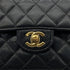 CHANEL CLASSIC FLAP SMALL CHAIN SHOULDER BAG BLACK CAVIAR SKIN 90284863 - PURPOSE
