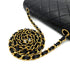 CHANEL VINTAGE FULL FLAP CHAIN SHOULDER BAG BLACK LAMB SKIN 90284865 - PURPOSE