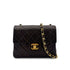 CHANEL VINTAGE MINI SQUARE 17 CHAIN SHOULDER BAG DARK BROWN LAMB SKIN 90284866 - PURPOSE