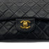 CHANEL VINTAGE CLASSIC FLAP SMALL CHAIN SHOULDER BAG BLACK LAMB SKIN 90284877 - PURPOSE