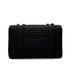 CHANEL VINTAGE NEW TRAVEL LINE EAST WEST CHOCOLATE BAR CHAIN SHOULDER BAG BLACK NYLON 90284881 - PURPOSE