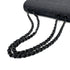 CHANEL VINTAGE NEW TRAVEL LINE EAST WEST CHOCOLATE BAR CHAIN SHOULDER BAG BLACK NYLON 90284881 - PURPOSE