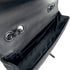 CHANEL VINTAGE NEW TRAVEL LINE EAST WEST CHOCOLATE BAR CHAIN SHOULDER BAG BLACK NYLON 90284881 - PURPOSE