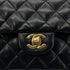 CHANEL VINTAGE CLASSIC FLAP MEDIUM CHAIN SHOULDER BAG BLACK LAMB SKIN 90284882 - PURPOSE