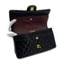 CHANEL VINTAGE CLASSIC FLAP MEDIUM CHAIN SHOULDER BAG BLACK LAMB SKIN 90284882 - PURPOSE
