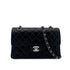 CHANEL VINTAGE CLASSIC FLAP SMALL CHAIN SHOULDER BAG BLACK LAMB SKIN 90284884 - PURPOSE