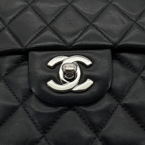 CHANEL VINTAGE CLASSIC FLAP SMALL CHAIN SHOULDER BAG BLACK LAMB SKIN 90284884 - PURPOSE