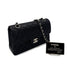 CHANEL VINTAGE CLASSIC FLAP SMALL CHAIN SHOULDER BAG BLACK LAMB SKIN 90284884 - PURPOSE