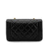 CHANEL VINTAGE DIANA SMALL CHAIN SHOULDER BAG BLACK LAMB SKIN 90284885 - PURPOSE