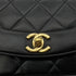 CHANEL VINTAGE DIANA SMALL CHAIN SHOULDER BAG BLACK LAMB SKIN 90284886 - PURPOSE