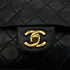 CHANEL VINTAGE CLASSIC FLAP SMALL CHAIN SHOULDER BAG BLACK LAMB SKIN 90284887 - PURPOSE