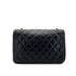 CHANEL VINTAGE MATELASSE HALF MOON CHAIN SHOULDER BAG BLACK LAMB SKIN 90284888 - PURPOSE