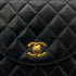 CHANEL VINTAGE MATELASSE HALF MOON CHAIN SHOULDER BAG BLACK LAMB SKIN 90284888 - PURPOSE