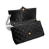 CHANEL VINTAGE MATELASSE BIG COCO CHAIN SHOULDER BAG BLACK LAMB SKIN 90284889 - PURPOSE