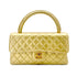 CHANEL VINTAGE PARENT-CHILD BAG METALLIC GOLD LAMB SKIN 90284890 - PURPOSE