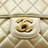 CHANEL VINTAGE PARENT-CHILD BAG METALLIC GOLD LAMB SKIN 90284890 - PURPOSE