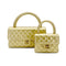 CHANEL VINTAGE PARENT-CHILD BAG METALLIC GOLD LAMB SKIN 90284890 - PURPOSE