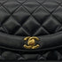 CHANEL VINTAGE DIANA SMALL CHAIN SHOULDER BAG BLACK LAMB SKIN 90284891 - PURPOSE