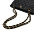 CHANEL VINTAGE MATELASSE CHAIN TOTE BAG BLACK LAMB SKIN 90284899 - PURPOSE