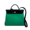 HERMES HER BAG ZIP PM 31 HAND SHOULDER BAG MENTHE BLACK VACHE HUNTER TOILE OFFICIER W SHW 90285094