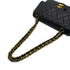 CHANEL VINTAGE CLASSIC FLAP SMALL CHAIN SHOULDER BAG BLACK LAMB SKIN 90285097 - PURPOSE