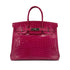 HERMES BIRKIN 35 ROSE SHEHERAZADE POROSUS HAND BAG □H SHW 90285102 - PURPOSE