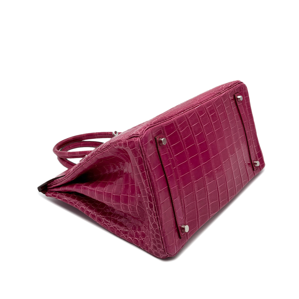 HERMES BIRKIN 35 ROSE SHEHERAZADE POROSUS HAND BAG □H SHW 90285102