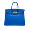 HERMES BIRKIN 35 BLEU FRANCE VEAU EPSOM HAND BAG □A GHW 90285104 - PURPOSE