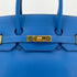 HERMES BIRKIN 35 BLEU FRANCE VEAU EPSOM HAND BAG □A GHW 90285104 - PURPOSE