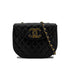 CHANEL VINTAGE MATELASSE BIG COCO CHAIN SHOULDER BAG BLACK LAMB SKIN 90285106 - PURPOSE