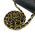 CHANEL VINTAGE MATELASSE BIG COCO CHAIN SHOULDER BAG BLACK LAMB SKIN 90285106 - PURPOSE