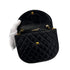 CHANEL VINTAGE MATELASSE BIG COCO CHAIN SHOULDER BAG BLACK LAMB SKIN 90285106 - PURPOSE