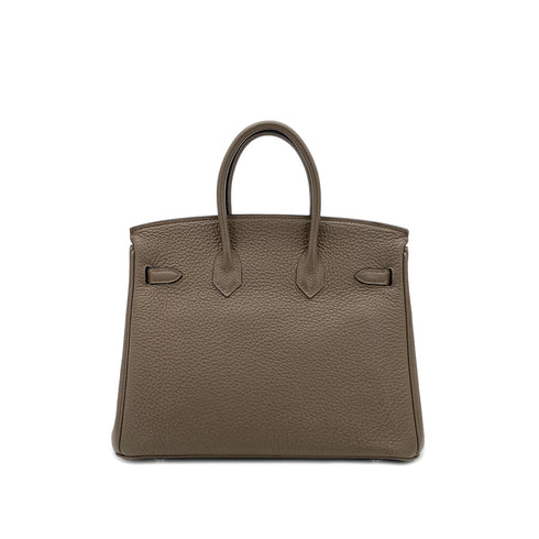 HERMES BIRKIN25 TOUPE TAURILLON CLEMENCE HAND BAG □Q SHW 90285107 - PURPOSE
